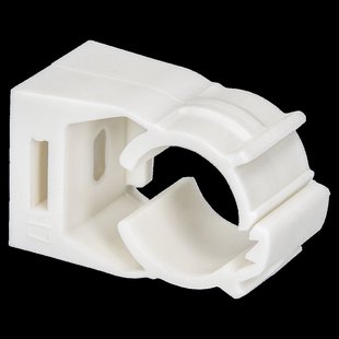 Sanivesk Zadel Met Klikbevestiging Wit 10 Stuks 17mm (wicu 15mm)