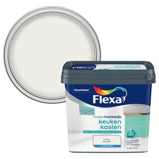Flexa Lak Mooi Makkelijk Keukenkasten Zijdeglans Ijswit 750ml