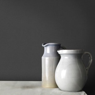 Decomode Vliesbehang Basic Textile - Donkergrijs - 10,05m X 53cm