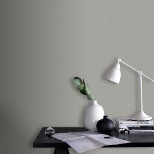 Decomode Vliesbehang Basic Textile - Lichtgrijs - 10,05 M X 53 Cm