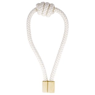 Gordijnbinder Magneet Wit