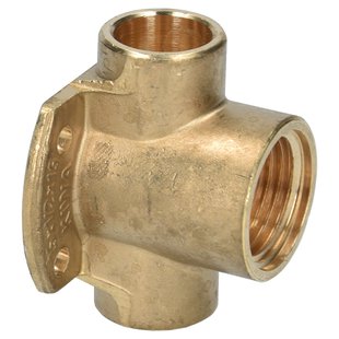 Sanivesk Soldeer Muurplaat Dubbel 15mm X 1/2f