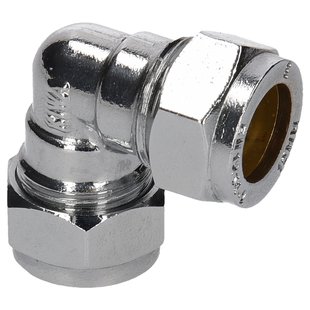 Sanivesk Knel Knie Chroom 15x15mm