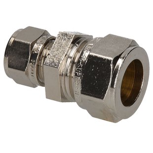 Sanivesk Knel Recht Verloop Chroom 15x10mm