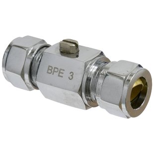 Sanivesk Kogelkraan Mini Met Schroef Bediening Chroom 12x12mm Knel