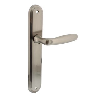 Intersteel Deurkruk Op Schild Bjorn - Zamak - Mat Nikkel - Blind - Schild 150x70 Mm