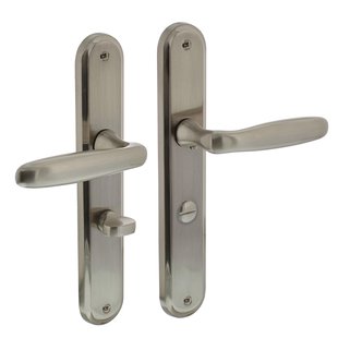 Intersteel Deurkruk Bjorn Op Schild Toilet-/badkamersluiting 63mm Nikkel Mat