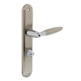 Intersteel Deurkruk Elen Op Schild Toilet-/badkamersluiting 63mm Chroom