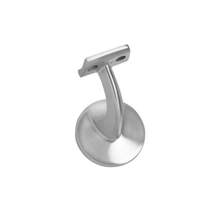 Intersteel Leuninghouder Achterplaat Hol Zadel Rvs Geborsteld