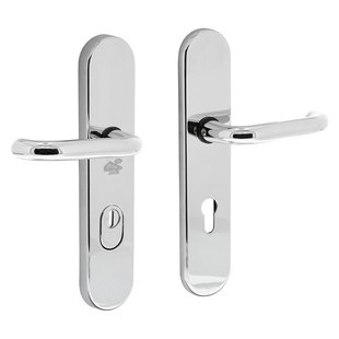 Intersteel Veiligheidsbeslag Kerntrekbeveiliging Profielcilindergat Ovaal Chroom 72mm