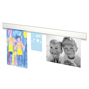 Duraline Phs Info Rail Wit 100cm