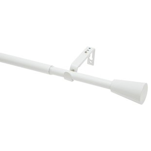 Dublin Uitschuifbare Gordijnroede Wit 170-300 Cm