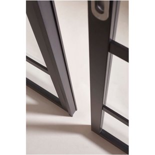 Cando Aanslaglat Schuifdeuren Zwart