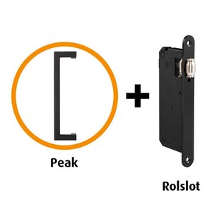 Cando Industrial Deurbeslagpakket 401 Met Smal Rolslot
