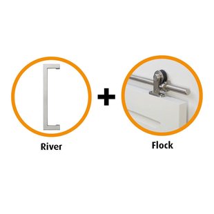 Cando Hardwarepakket 605 Met Greep En Schuifsysteem