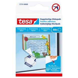 Tesa Dubbelzijdige Kleefpads Voor Transparant En Glas