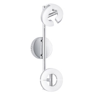 Fischer & Honsel Plafondlamp Donut Chroom Led 2x5,