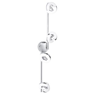 Fischer & Honsel Plafondlamp Donut Chroom Led 4x5,5w