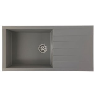 Spoelbak Cube 1 Xl Bak 100x50x21cm Composiet Betongrijs