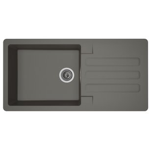 Spoelbak Vogua 1 Xl Bak 100x50x21cm Composiet Grijs