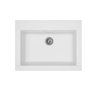 Spoelbak Hexo 1 Xl Bak 66x50x21cm Composiet Wit