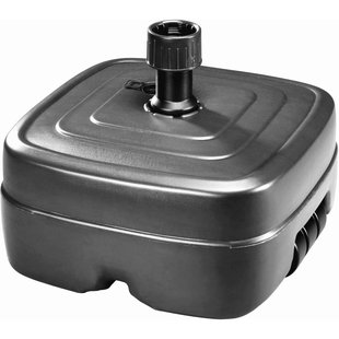 Tuozi Parasolvoet Troia - 50l - Kunststof - Verrijdbaar Vulbaar Vierkant Antraciet