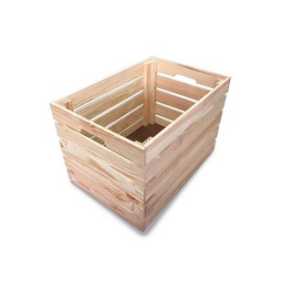 Multifunctionele Opbergkrat Creabox In Massieve Den. 50x35x35cm