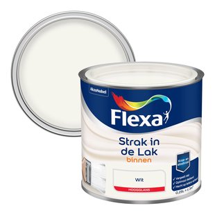Flexa Strak In De Lak Hoogglans Wit 250ml