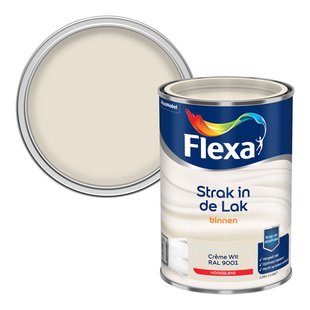 Flexa Strak In De Lak Hoogglans Crème Wit Ral9001 1,25l