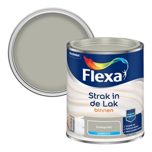 Flexa Strak In De Lak Zijdeglans Saliegroen 750ml