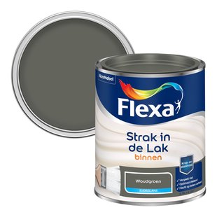 Flexa Strak In De Lak Zijdeglans Woudgroen 750ml
