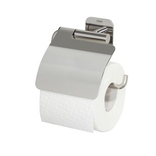 Tiger Toiletrolhouder Colar - Rvs - Met Klep - Rvs Gepolijst
