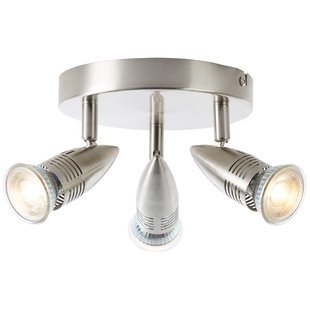 Baseline Plafondspot Milano Rond Chroom 3xgu10 5w