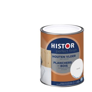 Histor Perfect Finish Lak Houten Vloer Zijdeglans Houten White 750ml