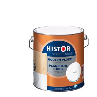 Histor Perfect Finish Lak Houten Vloer Zijdeglans Houten White 2,5l