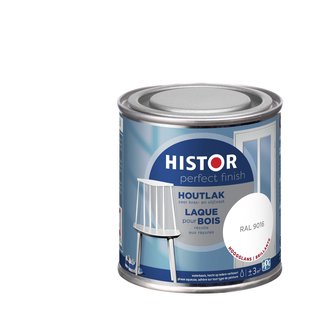 Histor Perfect Finish Houtlak Hoogglans Ral 9016 250ml