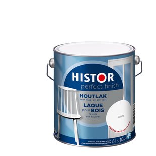 Histor Perfect Finish Houtlak Hoogglans Wit 2,5l