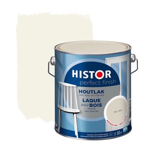 Histor Perfect Finish Houtlak Hoogglans Ral9001 2,5l