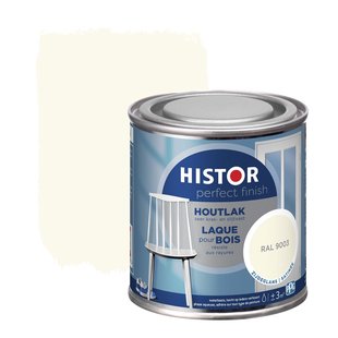 Histor Perfect Finish Houtlak Zijdeglans Ral 9003 250ml