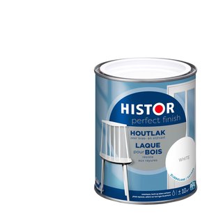 Histor Perfect Finish Houtlak Zijdeglans Wit 750ml
