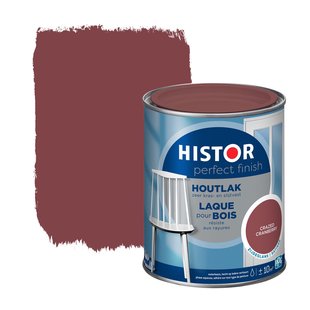 Histor Perfect Finish Houtlak Zijdeglans Crazed Cranberry 750ml