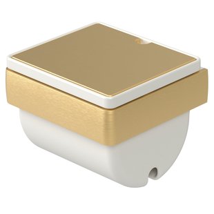 Haceka Toiletrolhouder Aline - Keramiek/aluminium - Goud