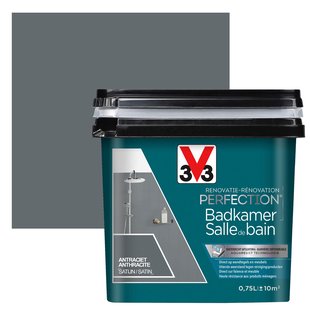 V33 Renovatie Perfection Badkamer Antraciet Zijdeglans 0,75l