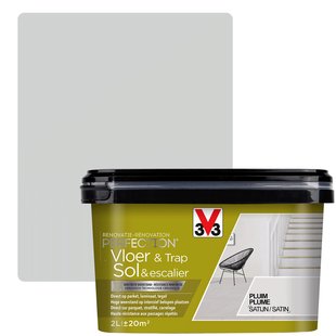 V33 Vloer- En Trapverf Renovatie Perfection Pluim Zijdeglans 2l