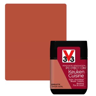 V33 Keukenverf Renovatie Perfection Zijdeglans Espelette 75ml