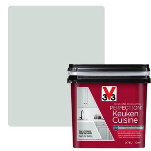 V33 Keukenverf Renovatie Perfection Grijs Satijn 750ml