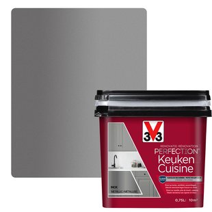 V33 Keukenverf Renovation Perfection Inox Zijdeglans 750ml