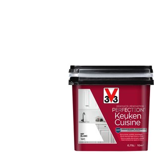 V33 Keukenverf Renovatie Perfection Mat Wit 750ml
