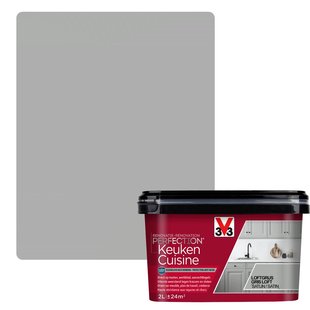 V33 Renovatieverf Keuken Perfection Loftgrijs Zijdeglans 2l