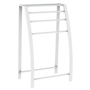 Allibert Handdoekhouder Loft-game 3 Stangen Wit Mat